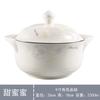Dulce Miel Cerámica Estilo Europeo Moderno Simple Vajilla de China de Hueso Nuevo Juego Plato Tazón Vajilla Hogar Inauguración de Casa Venta al por Mayor