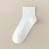 Calcetines para Niños, Calcetines Deportivos Blancos Cortos para Niñas al por Mayor, Calcetines Absorbentes de Sudor de Longitud Media para Primavera y Otoño, Calcetines Blancos para Estudiantes Niños