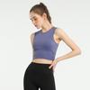 Liquidación Ropa de Yoga de Estilo Nuevo Transfronteriza Europea y Americana para Mujer, Chaleco Deportivo a Prueba de Impactos para Correr, Fitness, Entrenamiento, Secado Rápido con Almohadillas en el Pecho