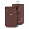 Adequado para bolsa de cintura para celular, bolsa de identificação explosiva transfronteiriça, venda direta no atacado da fábrica, bolsa de cintura masculina em couro sintético PU para iPhone 14