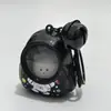 Mochila de Urso Chaveiro Luminoso Pingente de Bolsa Chaveiro com Luz Ambiente Tendência Máquina de Garra Presente Pequeno Presente Luminoso