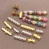 Acero Inoxidable Transfronterizo Forma de Uno Borla Porosa Colgante Pequeño Conector DIY Aretes Collar Accesorios para Joyería Material
