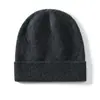 Gorro 100% Cachemir Puro para Otoño e Invierno para Mujer, Tejido Grueso de Lana Trenzado Casual para Pareja Protección para los Oídos Cálido Gorro Baotou para Hombre