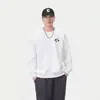 Roupas Masculinas Fengshe / Moletom Pulôver de Gola Redonda Estampado de Manga Longa para Homens de 300g Primavera e Outono Unissex Estilo Americano Marca Tendência Jaqueta Pesada