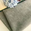 F521 Em Estoque Fornecimento Direto Tecido de Sofá Chenille Liso Duas Cores Tecido Waffle Capa de Sofá Almofada Almofada Tecido de Linho