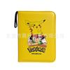 Álbum de Cartas Pokemon 4 Grades 9 Compartimentos Pokemon Couro Coleção Álbum Transfronteiriço Dropshipping Cartão Zíper Armazenamento Álbum Bolsa