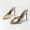 Sandalias de Tacón Alto Peep-Toe de Moda de 10 cm, Tacones Altos de Charol Elegantes y de Lujo Ligero para Mujer, Versátiles para el Uso Diario, Tacones Altos Finos, Transfronterizo