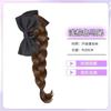 Peluca trenzada para niña, cola de caballo alta, lazo, pinza, trenza artificial, nueva trenza china de medio lazo, natural y esponjosa.