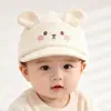 Bonito sombrero de ala suave con temática de mascotas para primavera y otoño, adorable gorra de protección solar para niños y niñas, sombrero de sol para bebés y niños pequeños para usar al salir