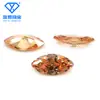 Gema artificial zircon ojo de caballo color piedra desnuda zircon ojo de caballo fondo afilado zircon en forma de ojo de caballo