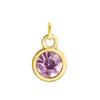 Colgantes de Joyería de Aleación DIY Colgantes de Piedras de Nacimiento Doce Oro Accesorios para Ropa Colgante Nuevo Pequeños Accesorios