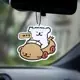 Colgante de Fragancia para Coche Personalizado Año del Tigre Lanjiang Mo Ma, Pastillas de Fragancia para Coche, Fragancia Ligera Fresca y Duradera, Pastillas de Fragancia Eliminadoras de Olores