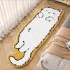 Estilo Ins Gato Fofo Quarto Cobertor de Cabeceira Sala de Estar Sofá Cobertor de Pelúcia Moldado Almofada Longa para Janela de Canto na Frente da Cama