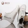 Zapatos de caña alta Gorilla para mujer 2026 Otoño e Invierno Nuevo estilo Zapatos de algodón cálidos con forro polar Deportivos Casuales para mujer Zapatos Blancos