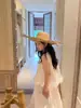 Conjunto de Vestido Largo sin Mangas con Volantes para Niñas Floral y Xun 2026 Nuevo Verano Conjunto de Dos Piezas con Chaleco para Niños Conjunto de Moda
