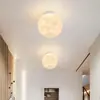 Lámpara de luna creativa, grande, moderna y sencilla, para pasillo, lámpara de techo, creativa, para habitación de niños, dormitorio, lámpara de luna