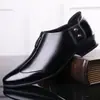 Zapatos de Cuero para Hombre con Punta Aguda, Más Vendidos en Amazon Transfronterizos, Estilo Británico, Casual de Negocios, Slip-on Versátiles - 25412