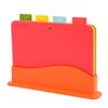 Tabla de Cortar Clasificadora Engrosada Juego de 4 Piezas Multifuncional para el Hogar Suplemento Alimenticio para Bebés Tabla de Cortar de PP Tabla de Cortar de Plástico Tabla de Cortar para Frutas