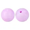 Cuentas Redondas de Silicona de 15 mm Color Caramelo Silicona Grado Alimenticio Mordedor de Bebé Pulsera Collar Cuentas Sueltas en Stock