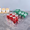 Caja de Almacenamiento de Coca-Cola Sin Tapa Transparente Plástico PET Grande Refrigerador Almacenamiento de Verduras Cerveza Estante de Almacenamiento para Refrigerador