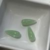 Pingente de resina imitação de jade ágata 8*22mm pingente gota d'água acessórios para grampos de cabelo brincos estilo nacional DIY