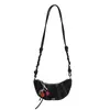 Bolso único con forma de cuerno para mujer, nuevo modelo 2026, bolso cruzado de alta gama para verano para teléfono móvil, bolso de axila para ir al trabajo