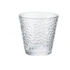 Conjunto de Copos de Vidro com Textura Martelada e Borda Dourada Colorida, Copo Doméstico Resistente ao Calor para Bebidas, Copo de Cerveja para Bar KTV, Copo para Beber