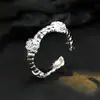 E5300 Estilo Coreano Simple Ins Estilo Frío Cadena de Plata 925 Clip para Oreja Moda para Mujer Clip para Oreja de Diamante Versátil