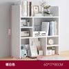Estantería de Escritorio de Múltiples Capas Estante de Almacenamiento de Escritorio Estante de Escritorio Ventana Mirador Oficina Escritorio Librero Pequeño Estante de Almacenamiento