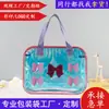 Bolsa Cosmética Transparente com Laço de PVC, Bolsa de Armazenamento Impermeável de Grande Capacidade Feita Sob Medida, Necessaire de Viagem Feita Sob Medida