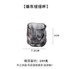 Vaso de Vidrio para Velas de Yurta Mongola Vaso Vacío para Velas Aromáticas Hecho a Mano con Tapa Contenedor Velas de Cera de Soja Hechas a Mano
