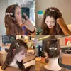 Pinza para el pelo estilo ins de mariposa con circonita para mujer, pinza lateral larga y elegante con borla de pedrería, versión coreana popular de pinza lateral para el pelo