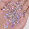 Accesorios para Uñas con Diamantes Redondos Pequeños de Fondo Plano Ilusión de Aurora Clara de Hielo Pedrería de Vidrio Diamante Suelto Ss4 Accesorios de Diamante Abanico Rey