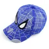 F791 Gorra de Béisbol Nueva Primavera y Otoño Sombrero de Dibujos Animados para Niños Gorra Moderna de Spider-Man Visera Sombrero de Comercio Exterior Europeo y Americano Venta al por Mayor