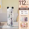 Caixa de armazenamento de pelúcia com zíper atualizada, transparente, de grande capacidade, perfeita para guardar bonecas e brinquedos