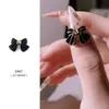 Joias para Nail Art em Liga Metálica Cor Popular na Internet Laço Pequenas Joias Borboleta Rosa Preta Decoração para Nail Art Acessórios