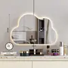 Tocador espejo de nube espejo de maquillaje grande espejo de pared espejo de baño para apartamento pequeño sala de maquillaje espejo inteligente con luz hogar