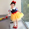 Vestido de Niña Verano 2026 Nuevo Ropa de Verano Delgada Elegante para Niños Falda de Princesa de Malla Moderna para Bebé