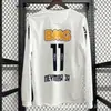 Ventas Directas de Fábrica de Camisetas de Fútbol Deportivas Retro de Manga Larga del Manchester United y Barcelona de Local y Visitante Transfronterizas con Diseños Impresos al por Mayor