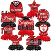 Novas Decorações de Mesa Colmeia para a Temporada de Formatura de 2026 Decoração de Festa de Aniversário Suprimentos Decoração de Festa Colmeia