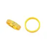 Anel Sand Gold Ice Crushed para Mulheres, Luxo Leve, Sensação de Alto Padrão, Cor Duradoura, Design Exclusivo, Anel Imitação de Ouro, Anéis de Casal