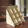Adornos de Madera Multifuncionales Creativos de Escritorio Transfronterizos Estante de Almacenamiento de Tarjetas y Joyas Estante de Exhibición de Madera DIY Venta al por Mayor
