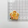 Etiquetas con Corazones Estrellas Letras Inglesas Hechas a Mano DIY Pegamento de Crema Pasadores para el Cabello Funda de Teléfono Charms para Zapatos Pegatinas para Botella de Agua