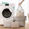 Saco de Lavanderia para Máquina de Lavar, Saco de Malha Fina Anti-Deformação para Peças Íntimas, Saco para Lavar Sutiã Lavável à Máquina, Saco de Malha para Roupas e Meias