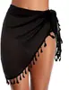 Verano comercio exterior Damas falda corta de gasa jaula playa chifón media falda cruzada Amazon Exterior Blusa para mujer traje de baño en stock