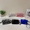 Bolso de Mujer 2026 Verano Nuevo Moda Tendencia Sobre de Pedrería Bolso de Noche Cadena para Hombro Cruzado Cuadrado Pequeño