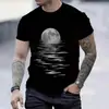Camiseta Estampada Divertida Pato Pequeno Hora da Cerveja Gola Redonda Estilo Europeu e Americano