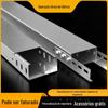 Canaleta Metálica Tipo Calha Galvanizada Guangdong Canaleta Fechada para Cabos 50*50 Canaleta de Cabos Galvanizada