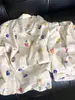 Pijama de estilo japonés dulce con estampado integral para mujer, conjunto de dos piezas para el hogar, de verano, manga corta, shorts, cárdigan con solapa