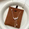 Colar de Franjas Estrela de Zircônia Doce e Fresco para Mulheres 2026 Novo Estilo Design de Nicho Corrente para Clavícula Presente para Melhor Amiga